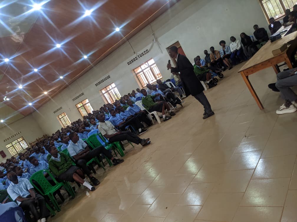 ADRURHuyeClub's tweet photo. To day The ADR Club, University of Rwanda–Huye Campus, has launched its ADR Policy Awareness Campaign in secondary schools, beginning at HVP Gatagara. The day concluded with the establishment of an ADR Club at the school! ⚖️🇷🇼

#ADR #Rwanda #AccessToJustice https://t.co/XAMdOvxhcF