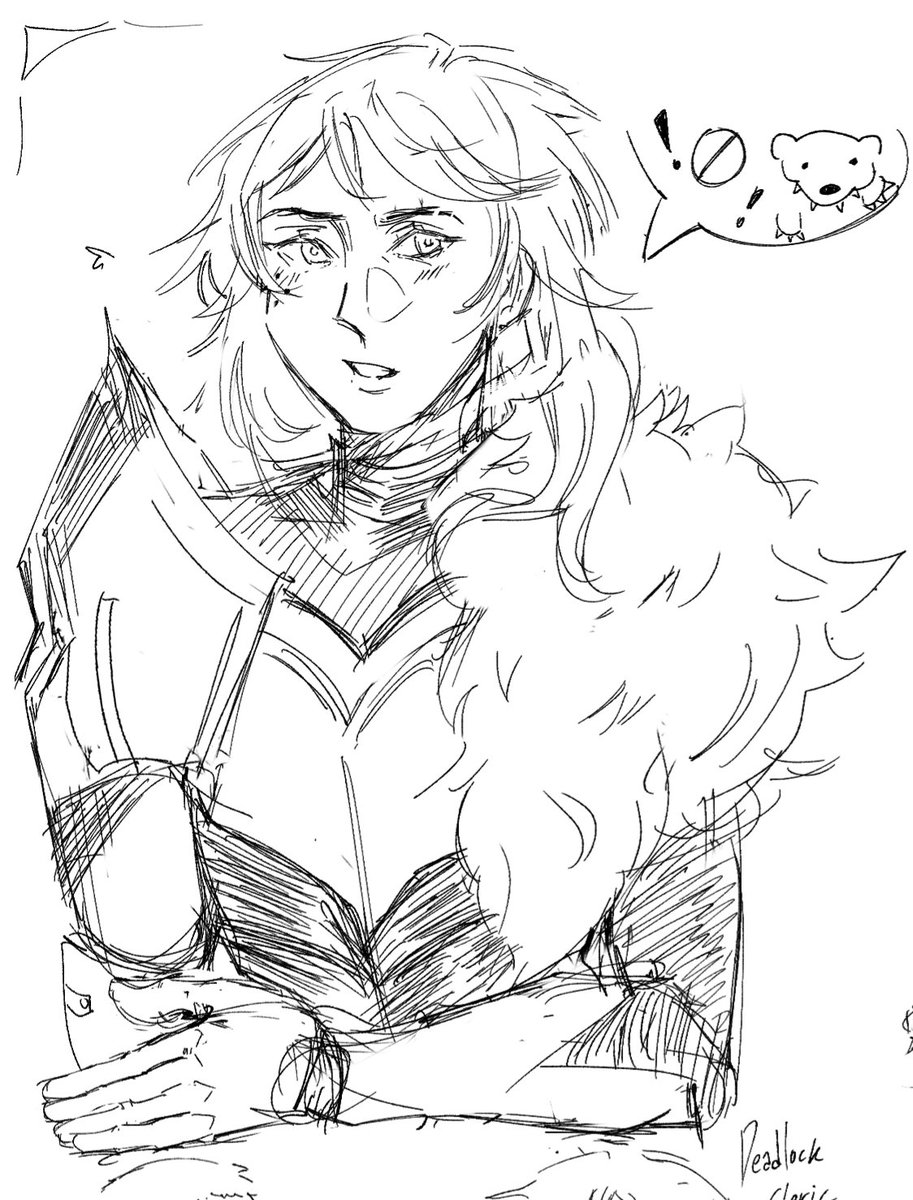 jxttneon's tweet photo. high fantasy deadlock + gekklock one of the $5 sketch comm sheets !! these were a delight to do, thank you sm again to the oomf who commed this for being so so sweet and so so generous, I had a blast 🥹 (comms still open self promo...) https://t.co/Jl3ADeKtLn