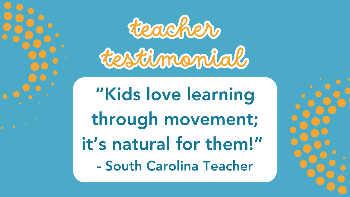getwalkabouts's tweet photo. "Kids love learning through movement; it's natural for them!" - South Carolina Teacher https://t.co/ts7S7fZlih
