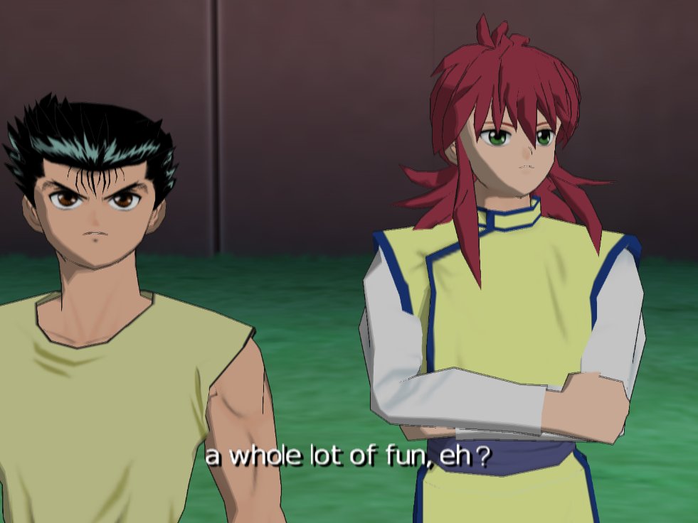 CDRomance_Spike's tweet photo. Yuu Yuu Hakusho Forever (PS2) English translation patch was recently released by Natsu mahoraga.

#NewEnglishPatch https://t.co/qxIGuf35Jx