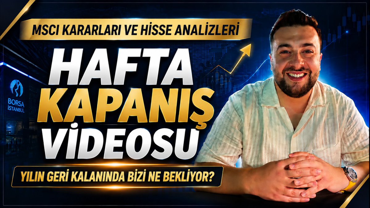 borsa_dantes's tweet photo. Gececileeer,

Hafta kapanış videosunu izlemeyi unutmayın.

MSCI'den fonlara,
Detaylı #bist100 analizinden hisselere,
Enerjilerden halka arzlara,
Bist30'dan yan tahtalara kadar her şeye baktık.

1 saatlik içerik.

TOP3 analiz: #KLYPV - #ASTOR - #TUPRS 

https://t.co/BNCAE3fb1S https://t.co/NrBXsRNiOs