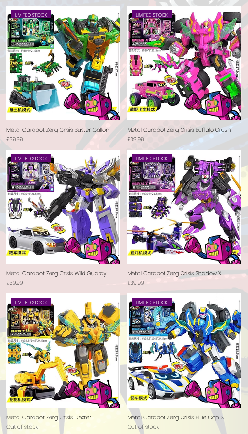 metalgifbot's tweet photo. To anyone in the UK, PrimeTimeToyz has gotten some Zerg Crisis figures in stock! They also have Miniforce releases which are OFFICIAL ENGLISH LANGUAGE RELEASES. Agabyss hasn't gotten those yet for Miniforce! If you want MCB in the UK and Europe, please support these!! https://t.co/uFJ39PCjUJ