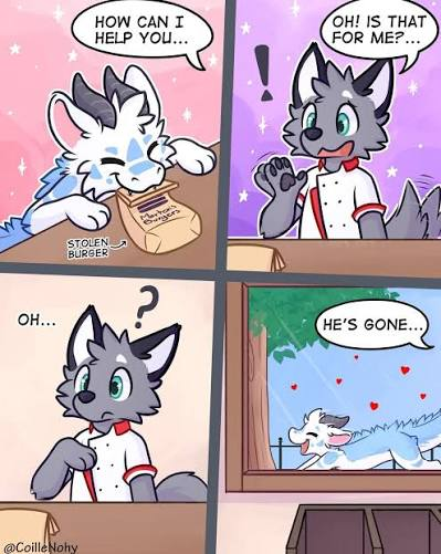 Echothe_fox's tweet photo. Bro stole the burger AND left no evidence😭💀🍔

#Furry #FurryFandom #FurryMemes #FurryArt #FunnyMemes #FurryCommunity #Meme #CuteButChaotic #AnthroArt #BurgerThief 🐾 https://t.co/GphGokLPlu