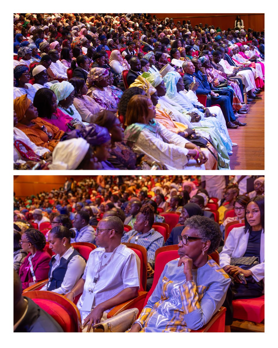 MarieKhoneFaye's tweet photo. En marge  du lancement de la campagne Building Resilience au Sénégal, j’ai eu l’honneur, en tant que marraine, de participer à la cérémonie d’ouverture de la 7ᵉ édition du Salon Afrique Unie, aux côtés de mes sœurs Premières Dames.

Ce salon, axé sur l’éducation, la formation et l’emploi, résonne avec notre engagement commun pour l’avenir de la jeunesse africaine et l’autonomisation des femmes.

Dans mon intervention, j’ai encouragé les jeunes filles à saisir les opportunités offertes par le numérique et les nouvelles technologies.  
En leur donnant les moyens de se former, d’innover et d’entreprendre, nous leur offrons la possibilité de choisir leur avenir et de contribuer pleinement au développement de notre continent.

Le Salon Afrique Unie, en tissant des liens entre l’Afrique , ses diasporas et les afrodescendants, crée un espace de connexion, de partage des savoirs et de valorisation des talents.

Je félicite les organisatrices pour cette belle initiative notamment Mme Rockaya Ndao et remercie l’ensemble des parties prenantes  mobilisés pour transformer cette ambition en perspectives concrètes pour nos jeune à en particulier nos filles . 

#SAU2026 #BuildingResilience #Éducation  #LeadershipFeminin