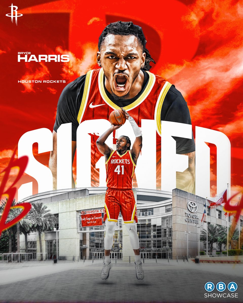 RBAShowcase's tweet photo. ✍️ Bryce Harris @Bryce_Harris34 signs at Houston Rockets @HoustonRockets NBA @NBA #RBAShowcase https://t.co/COGeTrB1ZH
