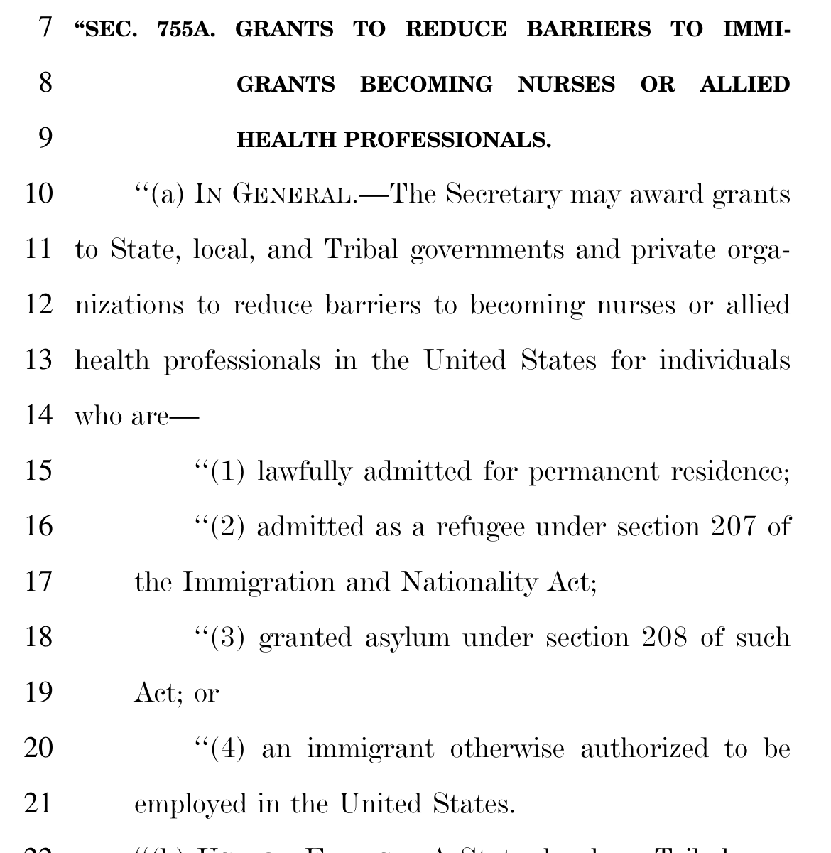 nataliegwinters's tweet photo. NEW: Democrats want American taxpayers to cover immigrants’ healthcare training—and pay their living expenses while they study for licensing exams.

Reps. Adam Smith and Raja Krishnamoorthi introduced H.R. 10708 on October 1.

The bill explicitly authorizes:

“providing a living stipend to individuals studying for such examination.”

The proposed federal grants could also cover:

• Nursing and allied-health education.
• Licensing and certification exams.
• Exam preparation.
• English classes.

Previous healthcare experience? NOT required, according to Smith’s announcement.

There’s more: the bill would override citizenship requirements so eligible immigrants could access National Health Service Corps scholarships and student-loan repayment.

Eligibility includes green-card holders, refugees, asylum recipients and other work-authorized immigrants.

Federal funding to train immigrants for healthcare jobs—even starting from scratch—with living stipends during exam study.

The legislation is pending.