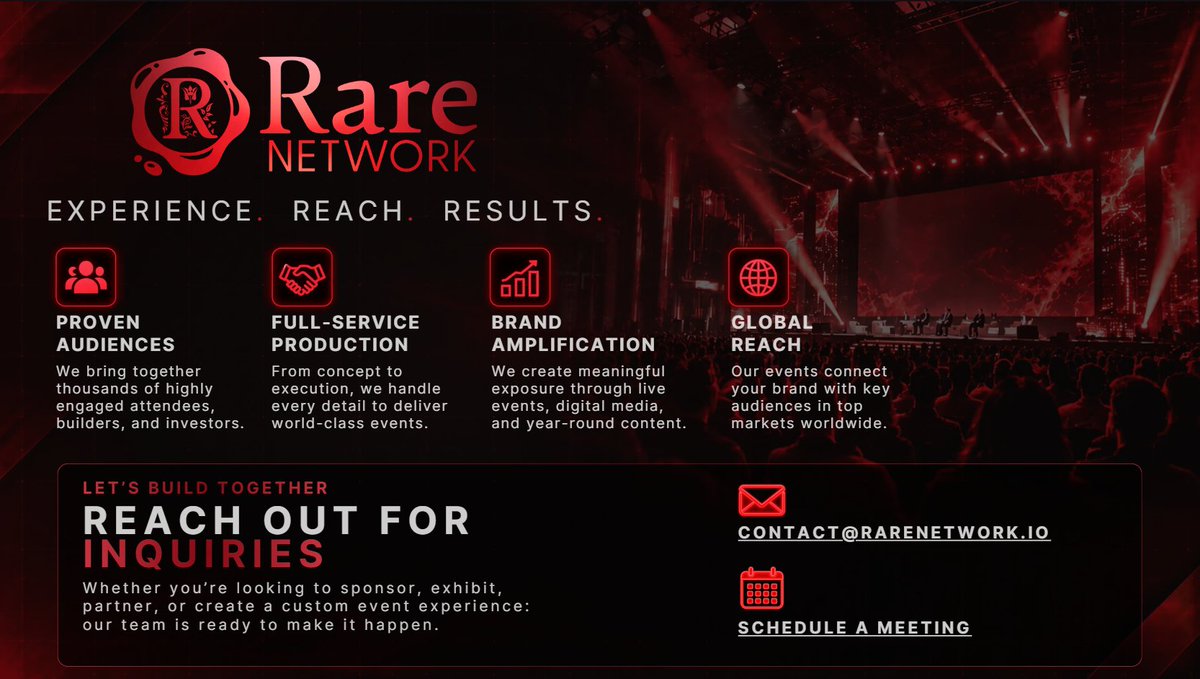 RareNetworkWeb3's tweet photo. Reach out today and let's build something memorable.
https://t.co/xseCFgQeAV https://t.co/YEyDzoI4wT