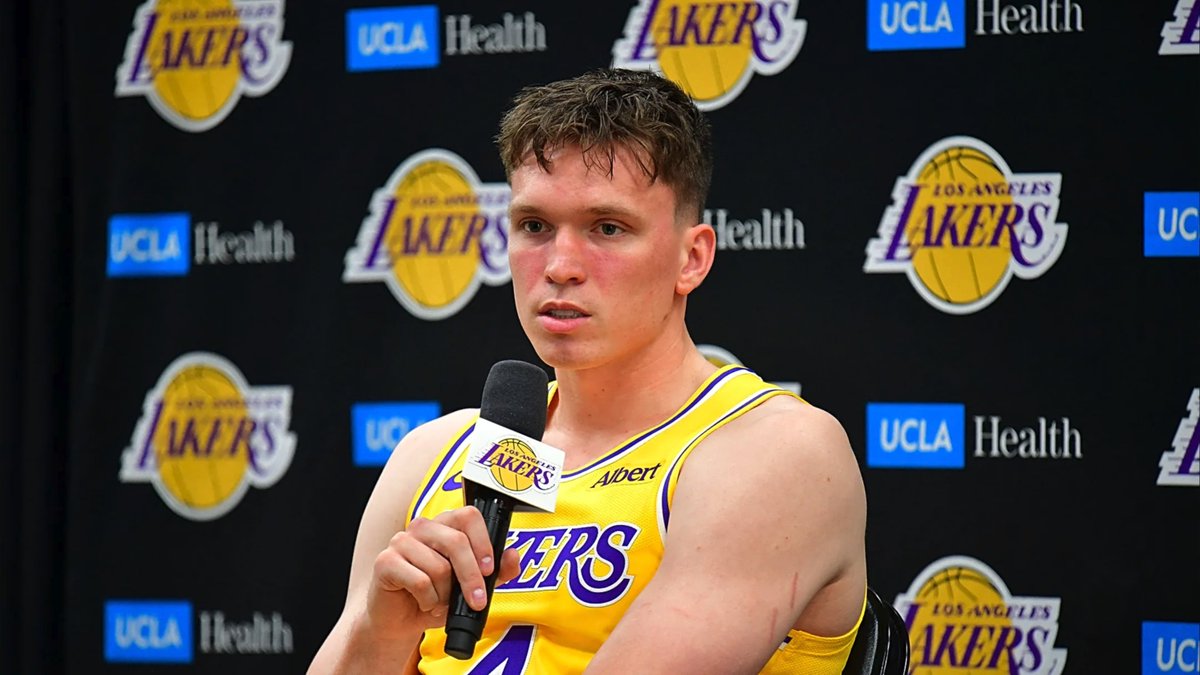 AllanWhitfiyus's tweet photo. The Lakers and Bucks have discussed swapping Dalton Knecht and draft capital for Jericho Sims, but sources remain skeptical a deal gets done. https://t.co/7EUsW86woS https://t.co/lwuoOWmvAh
