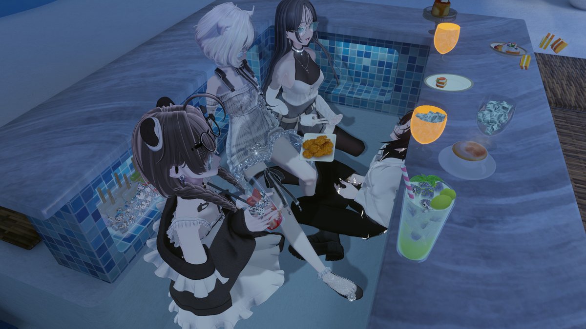 laughrough_VR's tweet photo. フレさんの飲酒タンスにお邪魔して、少し飲酒
普段飲まないといいながらVRChatではちょくちょく飲酒してる気がする～
心地よくて楽しいね！ https://t.co/MjwJVH3TId