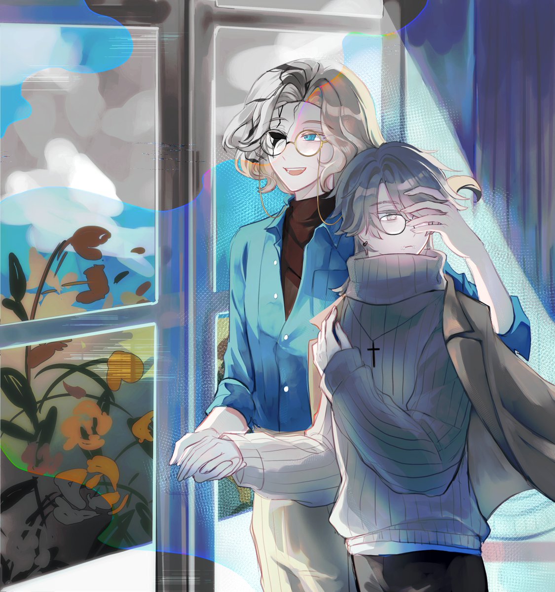 _shryhln_'s tweet photo. my sister wrote a jc fic for me so i did an illust for it

https://t.co/uMp5JVQ9mG

#写納 #摄殓 #joscarl https://t.co/XB7EOjQBPt