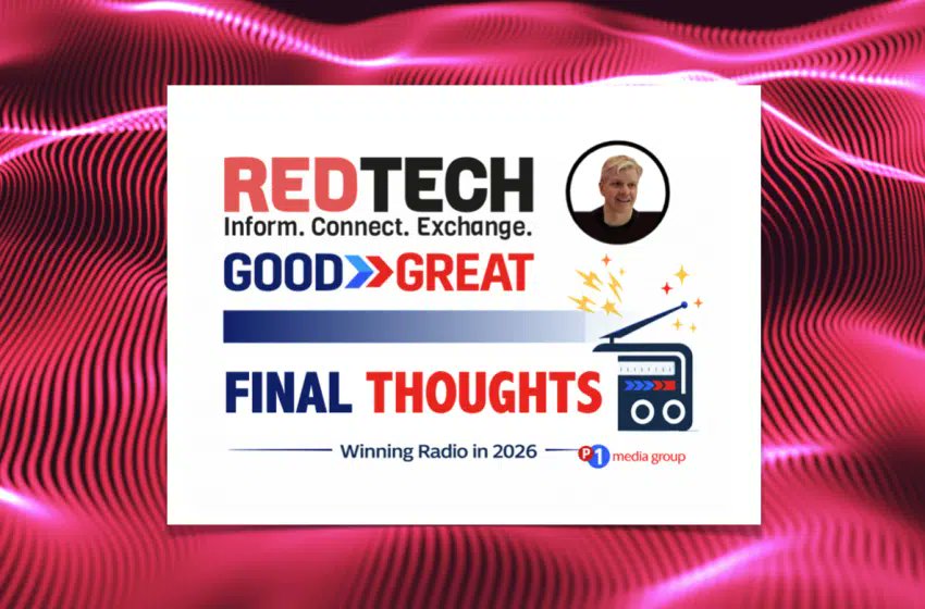 RedTech_News's tweet photo. What makes a good radio station great? @kenbradio's 30-part “Good to Great” series closes with a reminder: greatness grows from intentional choices made every day.
Read the finale: https://t.co/lZe2Yt263M
#RedTechNews #Radio #RadioProgramming #Broadcasting https://t.co/8qcsVciCeO