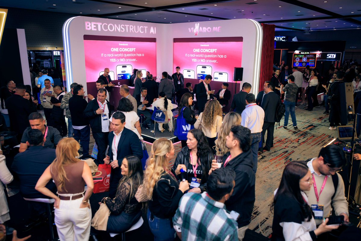 BetConstruct's tweet photo. Bogotá, you’re bringing the energy!
Great conversations, new connections, and our complete digital ecosystem on display at GAT Expo. Here are some of our favorite moments from today.

#BetConstructAI #Bogota #GATExpo https://t.co/FezekS329M