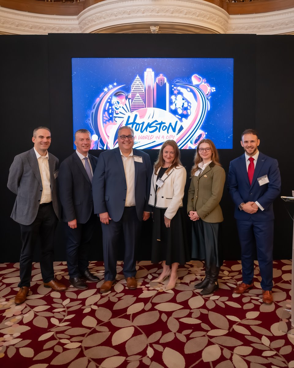 HoustonFirst's tweet photo. On the first day of Houston First’s mission to London, the organization met with members of the British Chambers of Commerce to discuss collaboration and strengthen ties between the two regions. https://t.co/iT5DFELj7p
