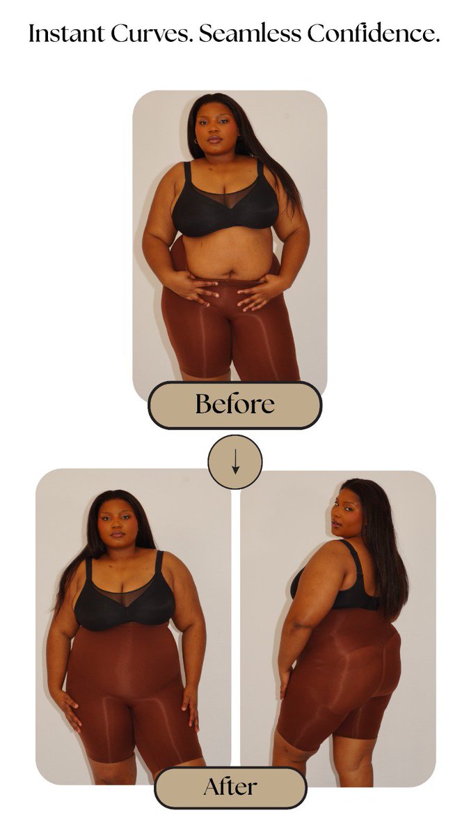 Kurv_sa's tweet photo. The right shapewear can change how everything sits. 🤎😮‍💨

Meet the Kurv Mid Thigh Sculpting Shorts designed to smooth, sculpt and hug your curves, giving you that sleek finish from every angle. Because the details matter

#Kurv #SculptingShorts #Shapewear #EveryKurvMatters https://t.co/e8mBCvBw7O