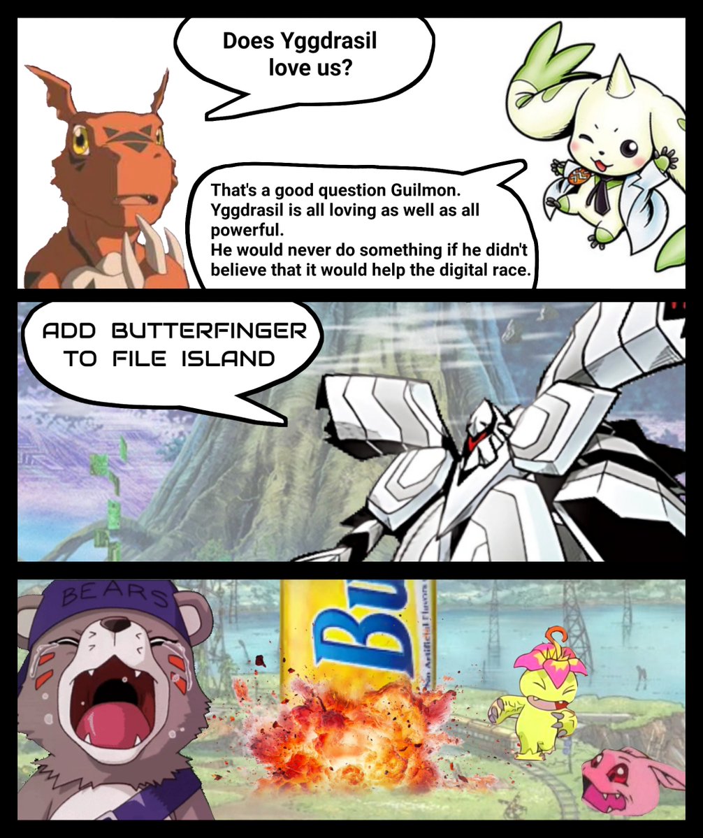 Nick_Peppermint's tweet photo. In Yggdrasil we trust 🙏 

#Digimon https://t.co/m9UdNlFfrC