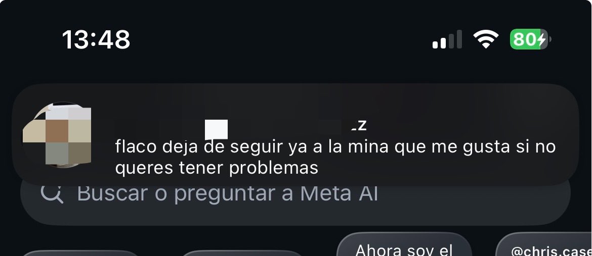 usuario_deinsta's tweet photo. le di follow a una mina que me aparecio en sugerencia y a los minutos me llego este mensaje:

?????????? https://t.co/ivQuIBvwN9