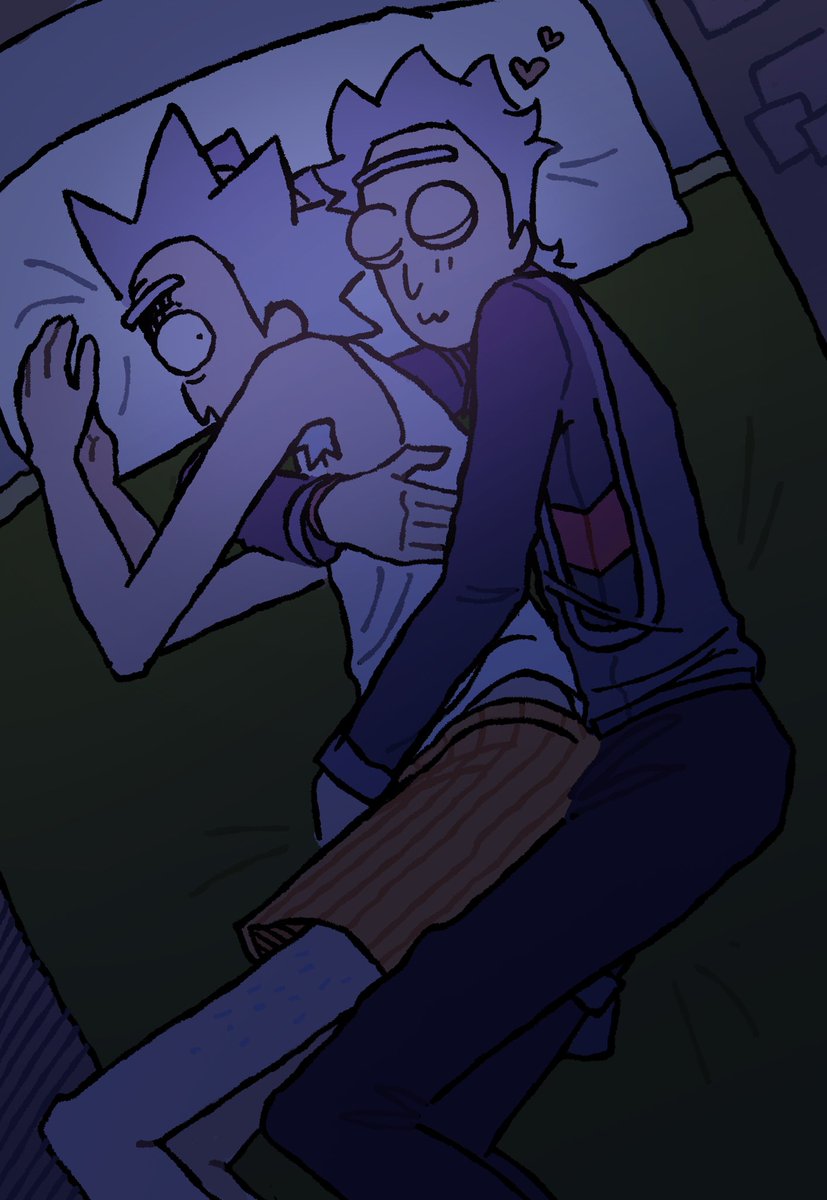 r_kio099's tweet photo. Sleepy time #prickcest #rickandmorty https://t.co/DF9MrHUeL2