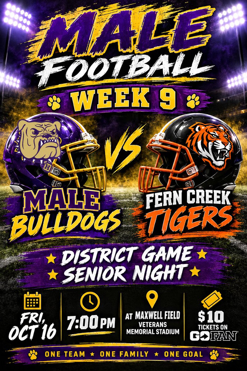 LJ_94_Smith's tweet photo. Week 9. Another District Game at 🏠. My 1st Senior Nite. 🐾 #FRSZN #brotherhood  #LinemenHoopToo 
@LMHSCoachPorter @KYFUTURESTARS @Coach_QBorders @elitibbles @BarkleyTruax @prepredzoneky @KPGfootball @Kyhssports_ 
@NickyV05 @coachwatson9 @Coach_Mulford @Im_theeacewales @blake_littman @pete_nochta13 @drew15martin  @DaleWilliamsUL 
@AWilliamsUSA
@ErikRichardsUSA
@54SportsNetwork
@CoachWhitt_