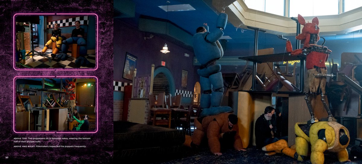 FNAF_ScottGames's tweet photo. A new first look from The Making of FNAF Movies 1 &amp; 2 by Scholastic! https://t.co/qPUSY26gy4