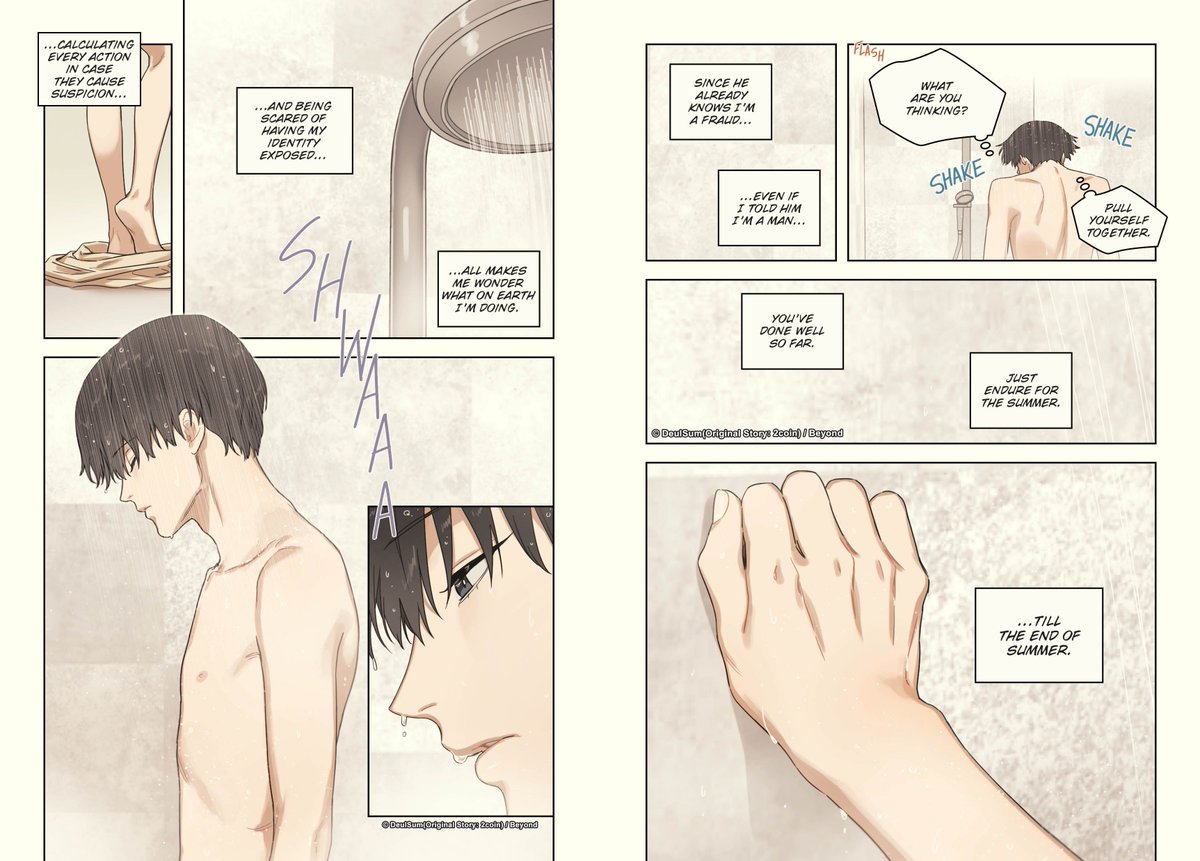 izepress's tweet photo. [MANHWA PREVIEW]

As buried feelings resurface, Hakyung and Yoonsung must confront the painful truths, lingering emotions, and the deception that binds them together...

BL readers! Check out Reunion, Vol. 1 – Available in Print &amp; Digital Oct 20: https://t.co/CJ6eDkx72R https://t.co/1QmDvfeyIf