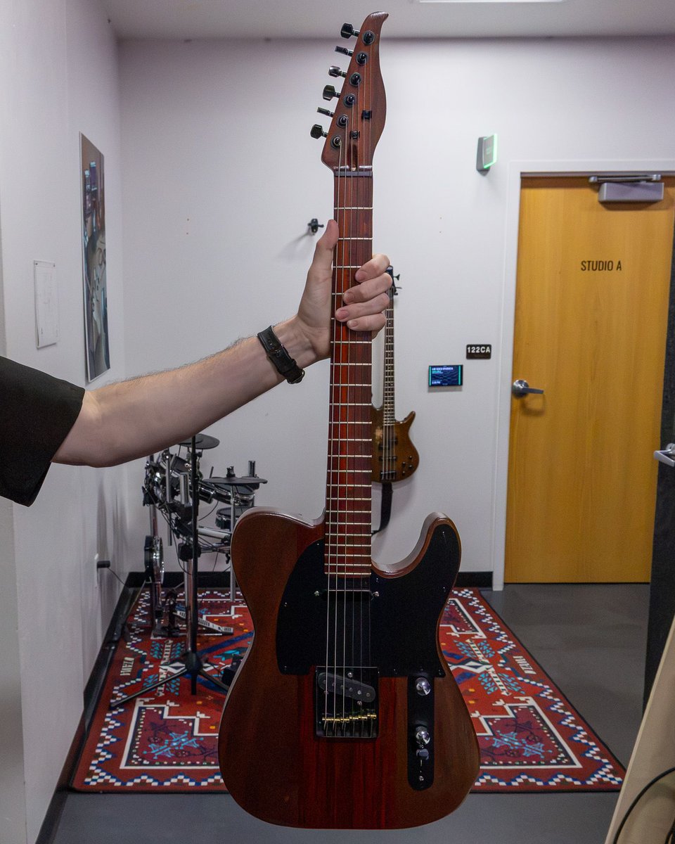 utalibraries's tweet photo. The Next Big Thing!

UTA aerospace engineering student Orion Horstman designed and built his own electric guitar in the UTA Libraries' FabLab Shop Room. Seriously.

With time, hard work, and help from our staff, he turned padauk and sapele wood into a one-of-a-kind Telecaster-inspired guitar. (And on the other side of the first floor you can plug it in and rock in The Studios!)

Got a project in mind? Come talk to us. We’ll help you figure out the tools, the processes, and the next steps. 

The resources are here, so, what will you create?