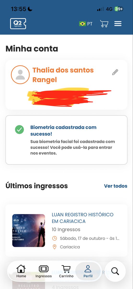 thalliarangel's tweet photo. Só para a GALERINHA JURA QUE EU NÃO TINHA INGRESSO.
Mais uma vez gente, no comentário do sorteio deixei claro o real motivo do segundo ingresso, e mesmo assim ela achou justo e me deu. 
Não entendo o ódio, juro!!!!!! https://t.co/5qjDPT9MM2