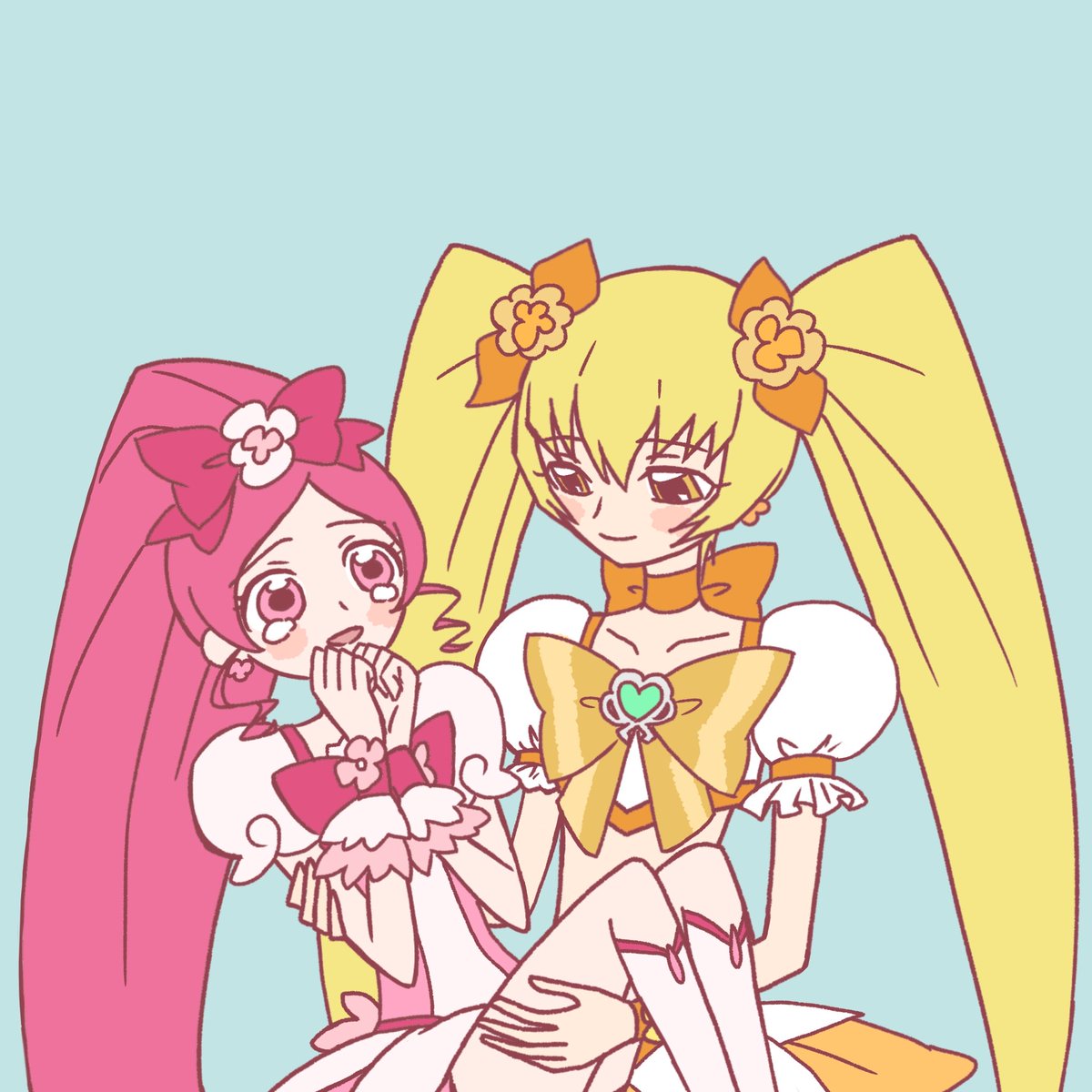 mimimmm5555's tweet photo. キュアブロッサムとキュアサンシャイン🌸🌻 https://t.co/3LWCQGeuNP