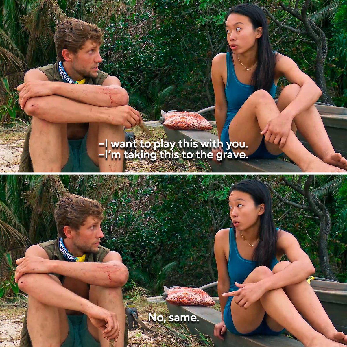 survivorcbs's tweet photo. having a ride or die can be a game-changer ๐ค#Survivor51 #Survivor #Liners https://t.co/vgwv5t4oKX