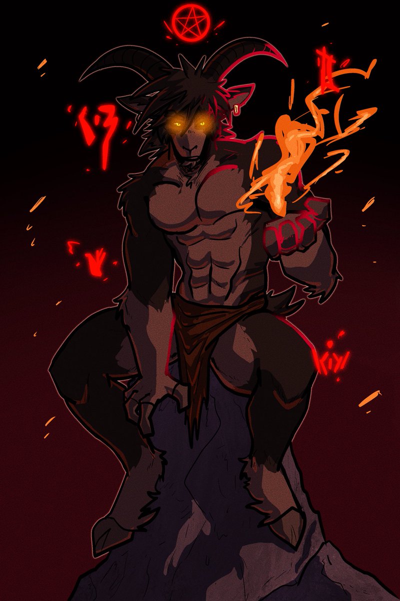 MrBlenderlender's tweet photo. #weretober day 16: goat demon https://t.co/sT1a9Kpslg