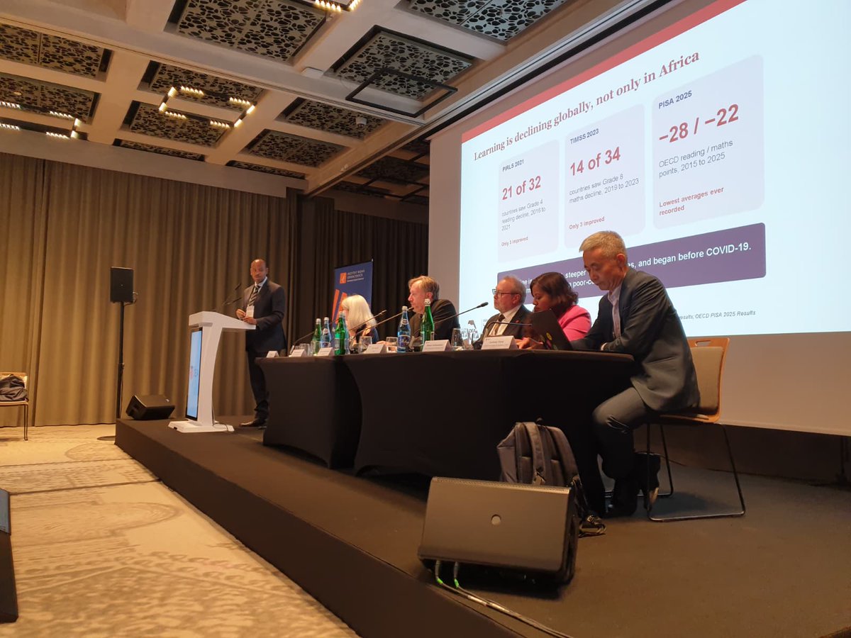 ADEAnet's tweet photo. Measuring learning is essential. Using evidence to improve it is the real test.

At the 67th @iea_education General Assembly in Warsaw, ADEA Executive Secretary @NSENGIYUMVAAlbe brought an African perspective to a panel on #FoundationalLearning assessment. https://t.co/VBxm5a6P22