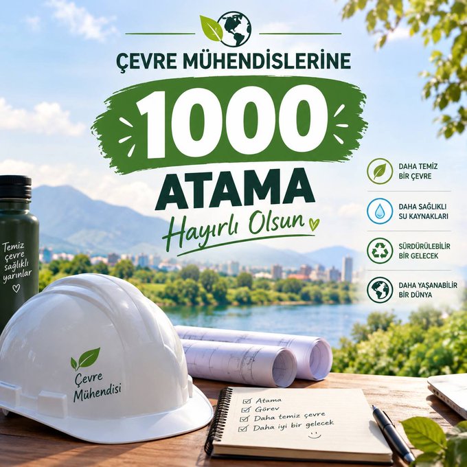 MerveKlars's tweet photo. @aBayraktar1 Doğal kaynakların korunması ve etkin şekilde kullanılması için istihdam artırılmalıdır. 1

#CevreMuhendislerine1000Atama https://t.co/37kmvpRoGT
