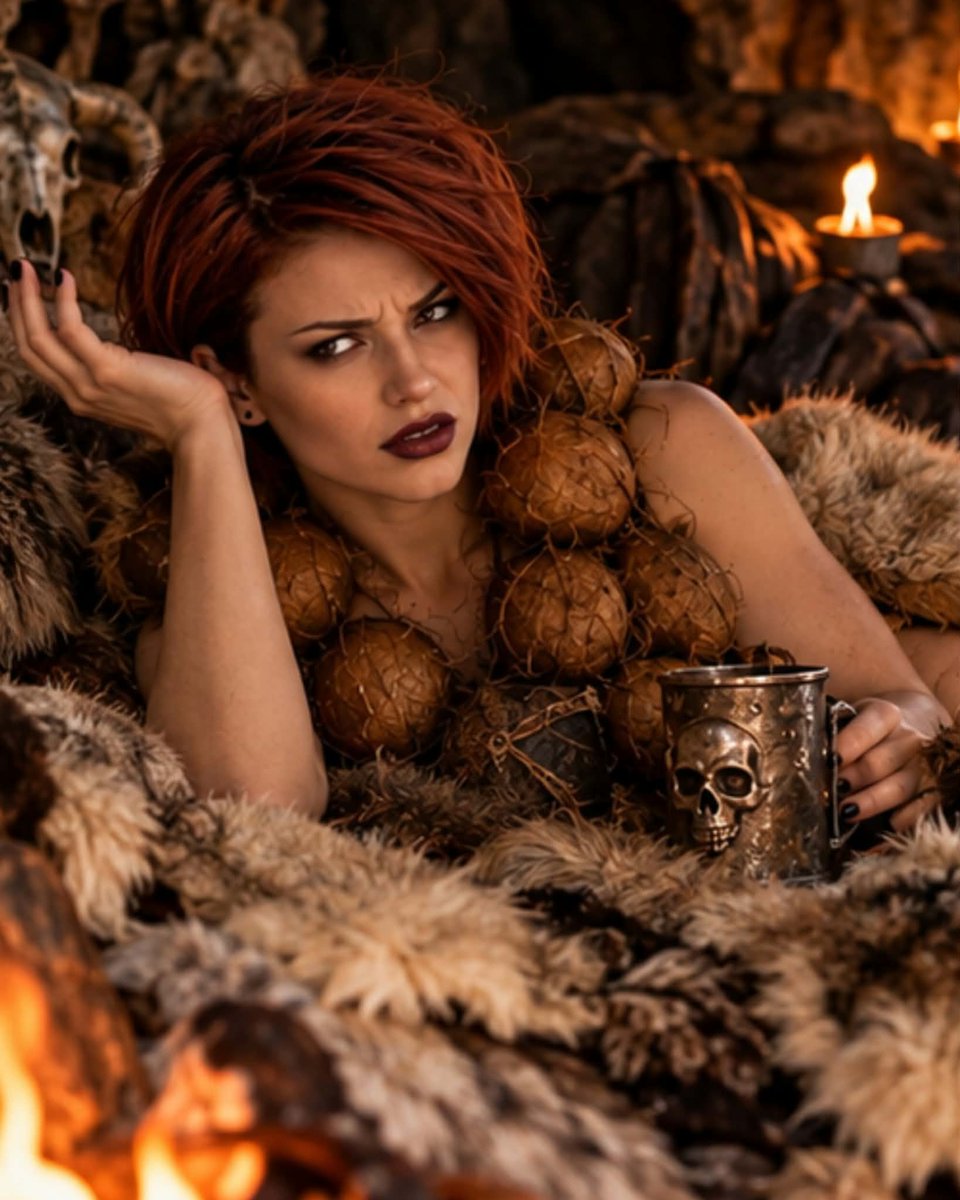 SasmelCoconutDB's tweet photo. The Sasmel is a milkmaid fundamentalist who forms a tabloid grift with the toadstool-lickers. She is a vegan who loves meat and a feminist who loves 🐓 https://t.co/Sgyjjgcvo7