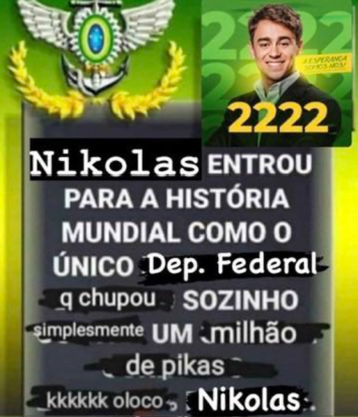 thiagotico62's tweet photo. oloko nikolas kkkk https://t.co/N1EJGsE43h