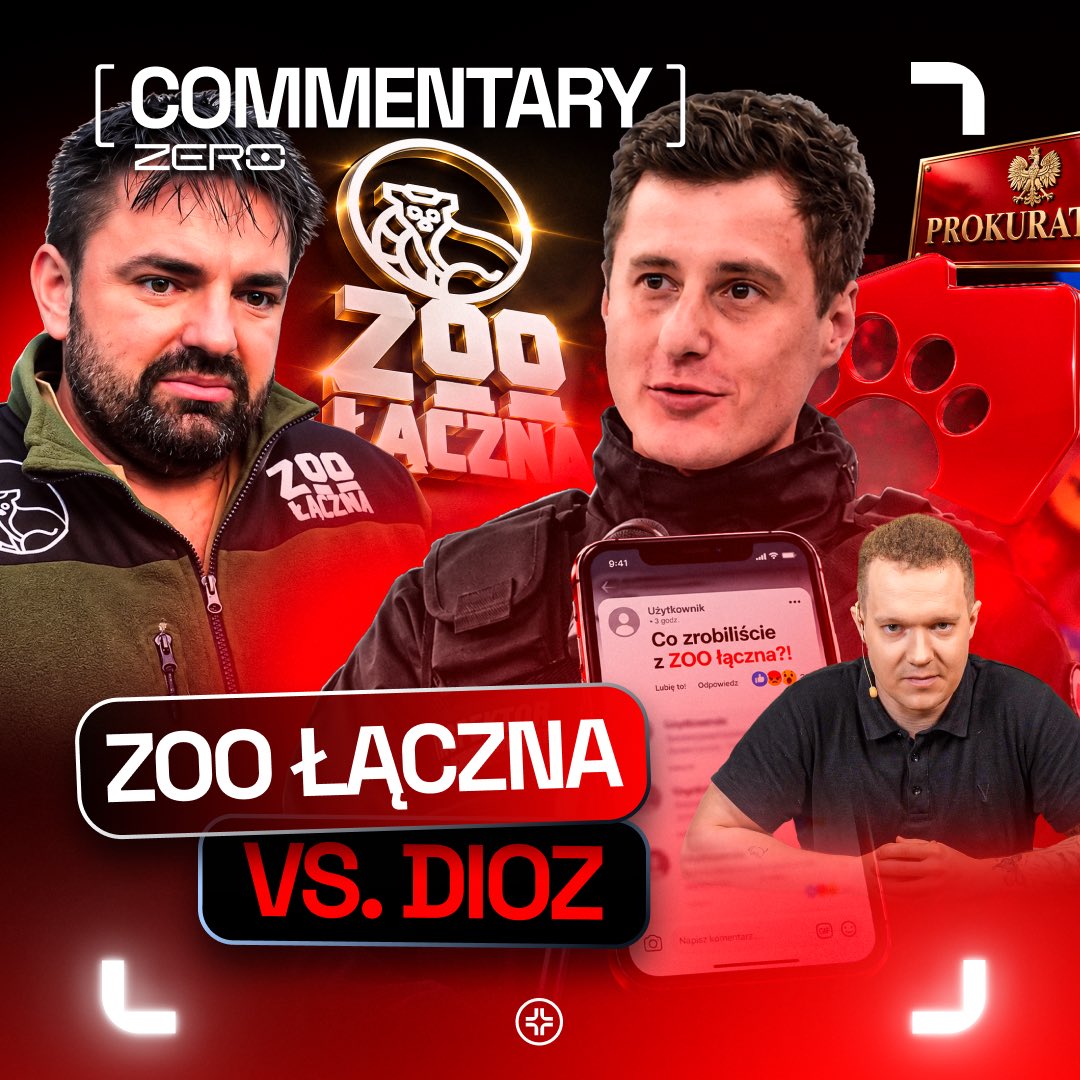 konrad_krasuski's tweet photo. O co chodzi z DIOZ w aferze Zoo Łączna? Kiedy gdzieś dzieje się coś dziwnego i podejrzanego w świecie związanym z opieką nad zwierzętami tam zazwyczaj pojawia się ich wątek. Tak było też i tym razem. Zawiadomienia do służb, zdjęcia bez konkretnego kontekstu, opisy okrutnych sytuacji w zoo w social mediach bez pokazywania dowodów.
Gdy właściciel zoo Łączna został wypuszczony na wolność, od razu sam poruszył wątek organizacji.
Sprawa rozniosła się na tyle, że w komentarzach DIOZ  możemy zobaczyć masowy wysyp krytyki. Pojawiają się nawet komentarze od osób, które komunikują, że ich dotychczas wspierali. Czy fani DIOZ przejrzą na oczy? Czy w końcu zobaczą skalę nadużyć, o których wielokrotnie tutaj opowiadaliśmy? Zapraszam na materiał.
