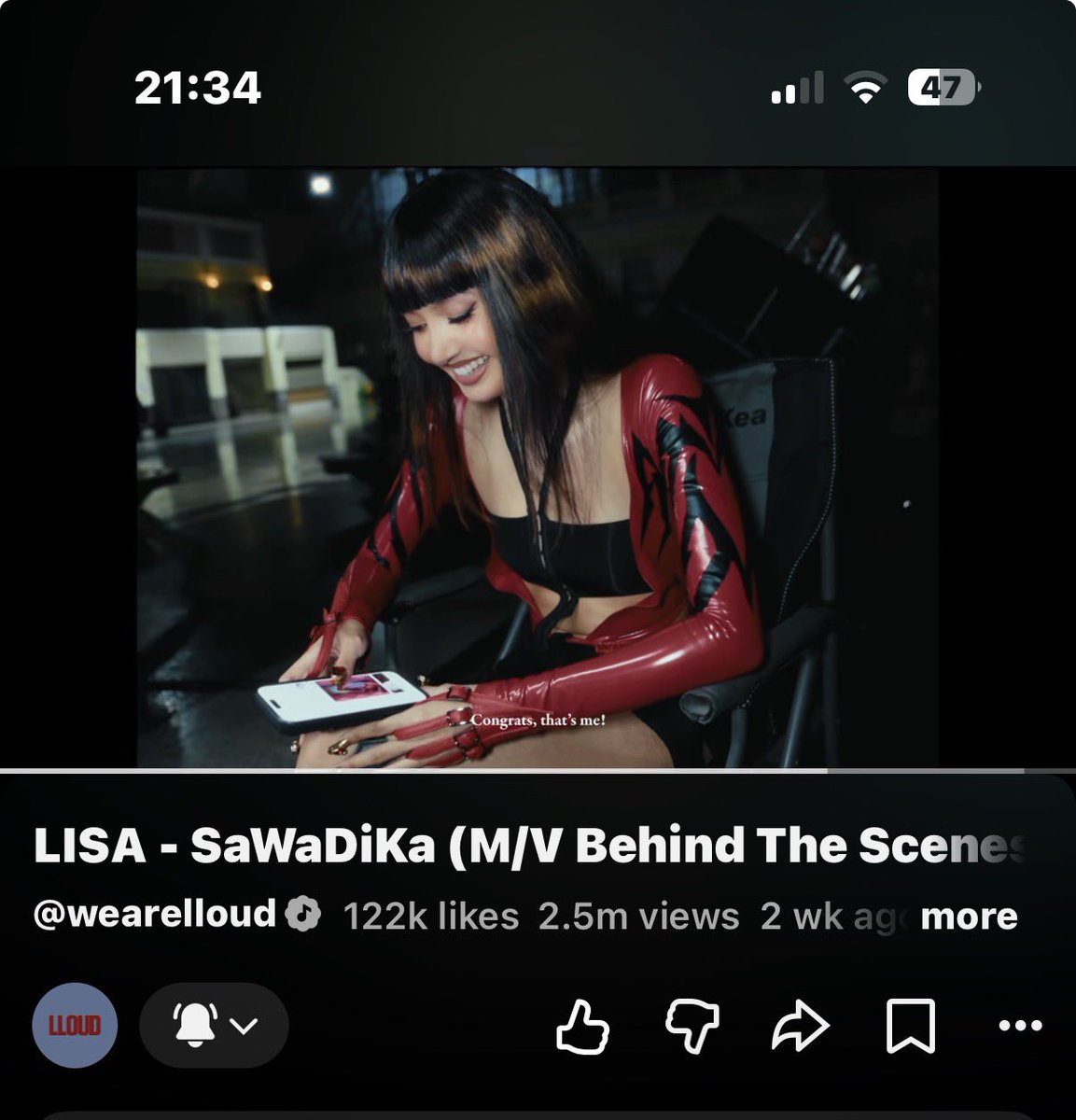 LisainArabic's tweet photo. #LISA_bubble I’m so proud of you and everything you continue to achieve. Sawadika is such a beautiful and special song, and I love how you always bring something unique and meaningful to your music. Your passion, talent, and hard work never fail to amaze me. Thank you for sharing your art with us and giving us another reason to smile. I hope this song brings you as much happiness as it brings us. I’ll always be here cheering for you and supporting you in everything you do. You deserve all the love and success in the world. I love you so much☝🏻💗