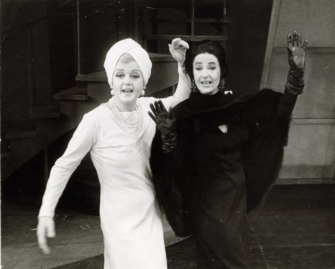iShowTunes's tweet photo. #AngelaLansbury & #BeaArthur, from #MAME, with Music AND Lyrics by #JerryHerman (1966) https://t.co/lIndRBnXdI