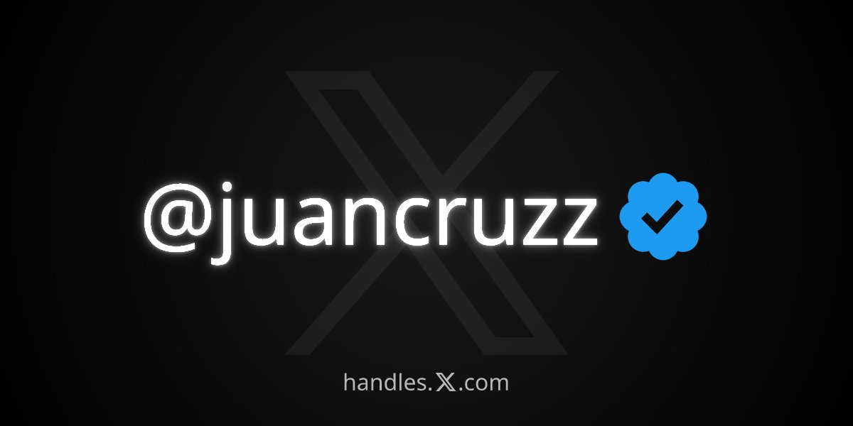 juancruzz's tweet photo. nuevo handle gracias elon https://t.co/s4pW35mjUD