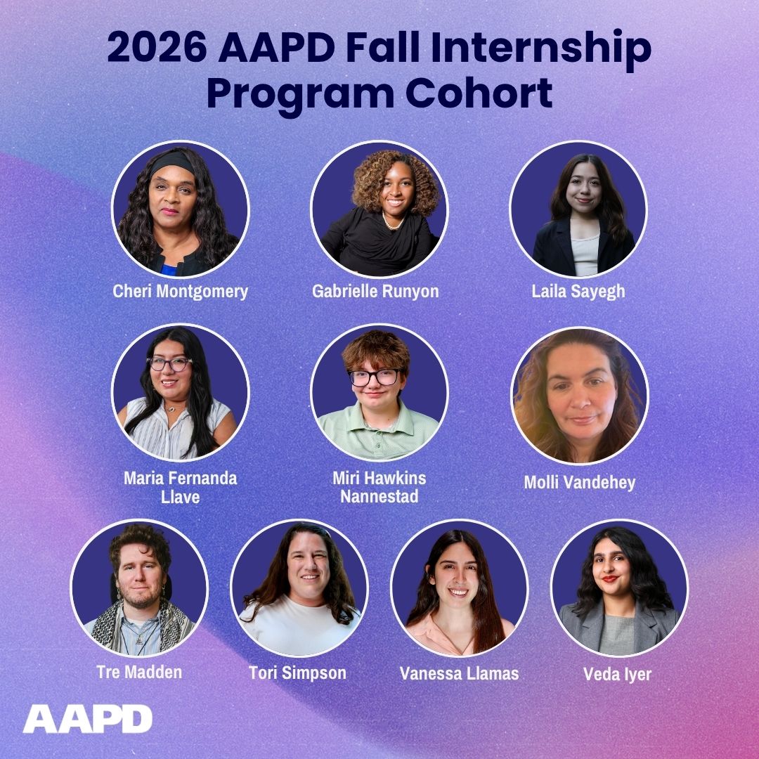 AAPD's tweet photo. AAPD's 2026 Fall Interns have arrived! 🥳 Read more about them at: https://t.co/rVwVPo415m https://t.co/VQp0ujM5Cl