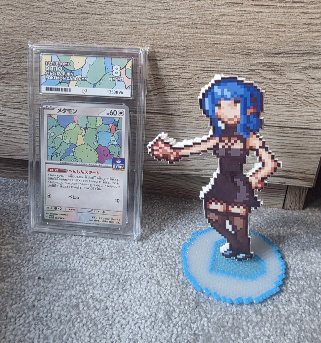 Kyonko_VT's tweet photo. I wasn't saying no to another special Ditto/Metamon card~! 💙💜 https://t.co/zuQMZyazYn