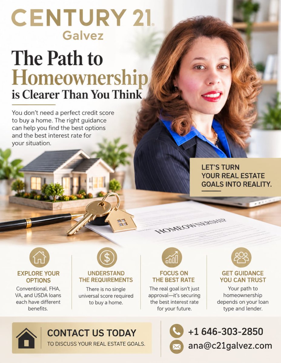agent25386's tweet photo. 🏡✨ Your Dream Home Is Closer Than You Think! 🔑

📞 Call: +1 646-303-2850

📲 Contact Us Today &amp; Let's Find Your Dream Home!
.
.
#Century21Galvez #FirstTimeHomeBuyer #HomeownershipGoals #RealEstateExpert #DreamHome https://t.co/v6mQ0eZNsm