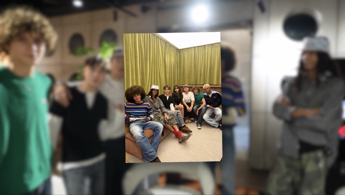 LSMFRANCE's tweet photo. Lisa met future French boy group ADKIN. They were all shocked by her beauty and how humble she is: "my dream is to be that humble if I have a career like that." She gave them advice too: "she said we should all have a voice and listen to each other." https://t.co/4hfGlBVlmn