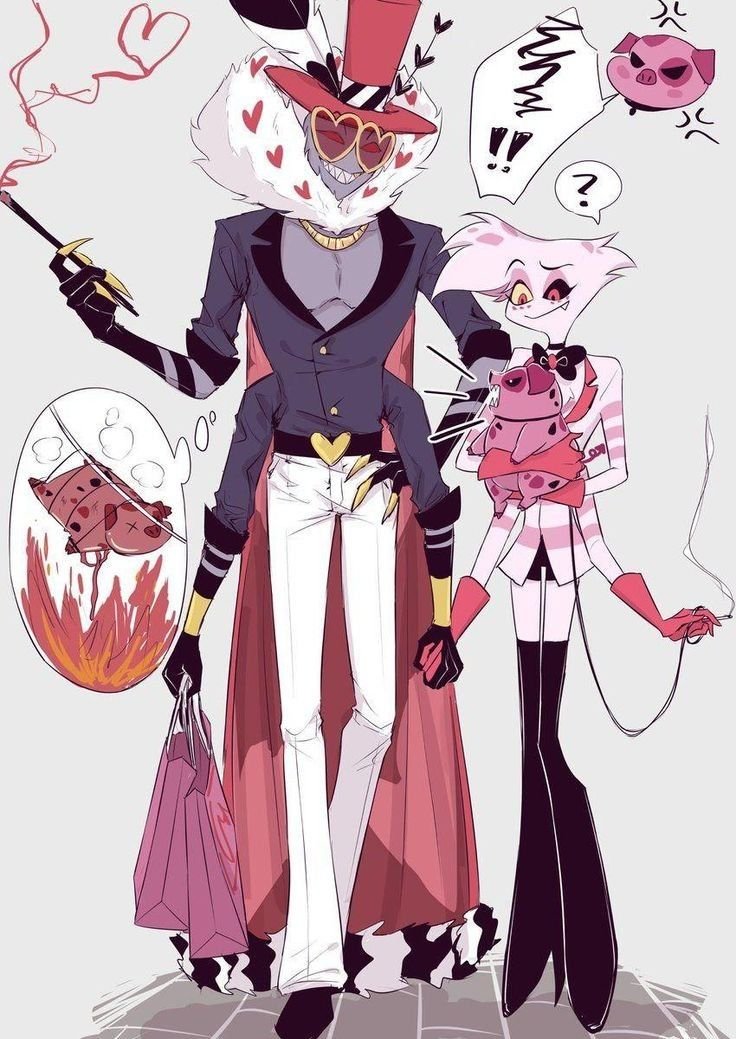 HelluvaHaven's tweet photo. Trouble looks good in pink. 💗😈

#HazbinHotel #AngelDust #Valentino #VivziePop 
#FatNuggets #HazbinHotelFanart
#fypシ゚viral https://t.co/clne3AvK3k