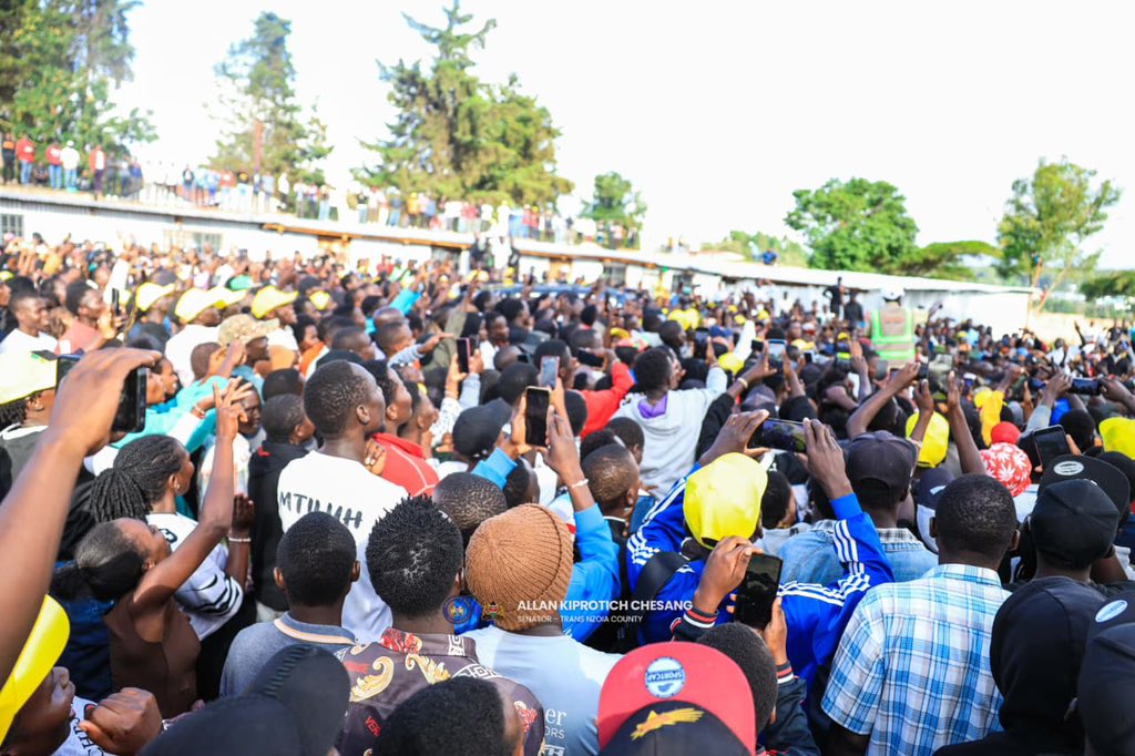 HonAllanChesang's tweet photo. Joined H.E. President William Ruto in laying the foundation stone for the KSh 414 million Kitale National Polytechnic Student Village in Saboti Constituency.

The project will provide modern accommodation for 1,160 students, advancing quality education and decent student housing. https://t.co/lLC0d99y2w