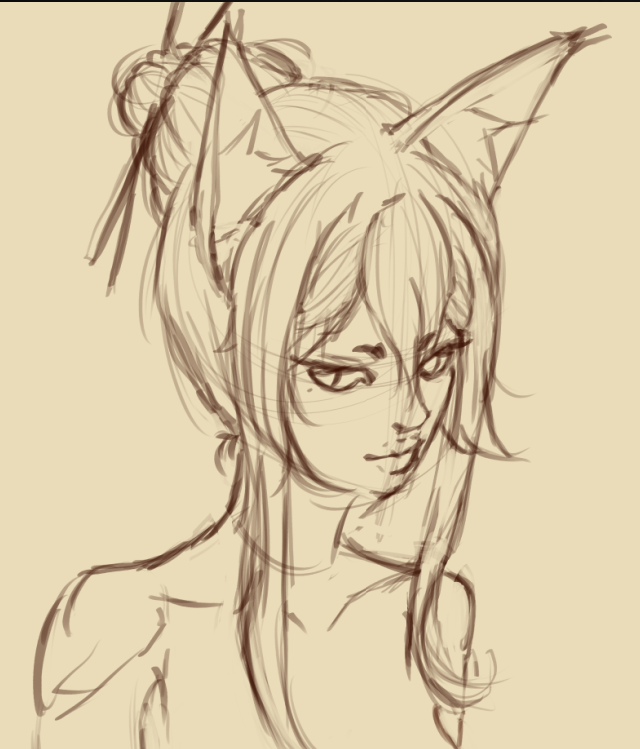 SonngCS's tweet photo. Today's portrait sketch from imagination https://t.co/yW9OAkiW8S