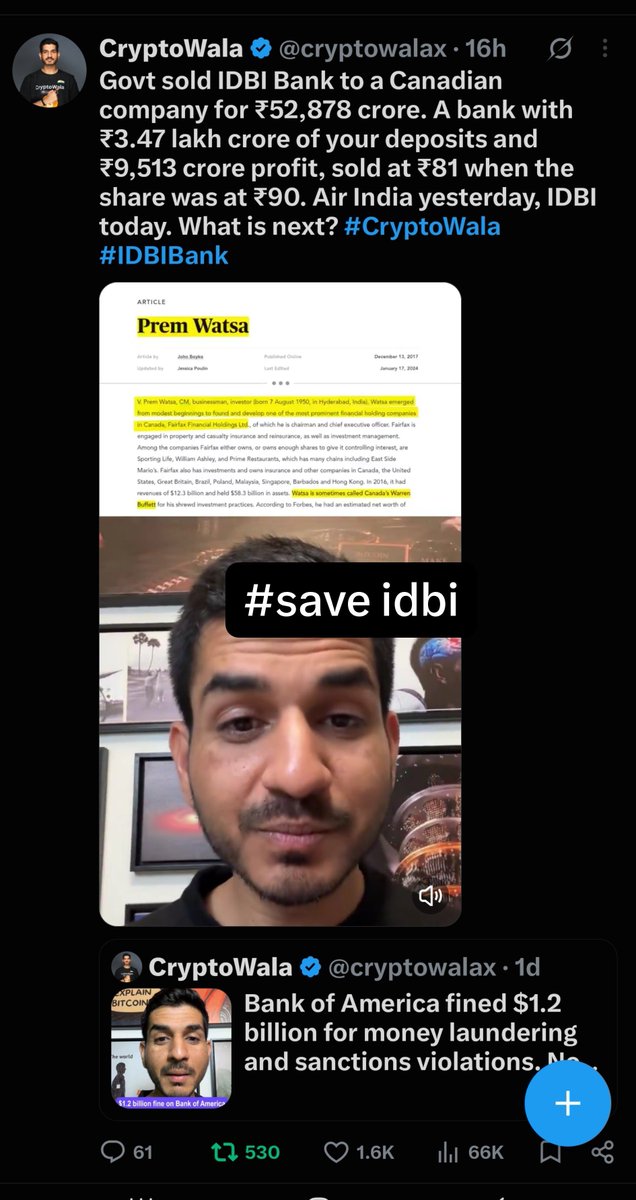 saveidbibank64's tweet photo. Post no.200#save idbi
WE, THE EMPLOYEES OF IDBI BANK, OPPOSE PRIVATISATION!
IDBI Bank is not just a financial institution,it is our livelihood, our professional identity, and a legacy built through decades of dedicated service.@nsitharaman @rashtrapatibhvn @narendramodi https://t.co/YXKpu66qaa