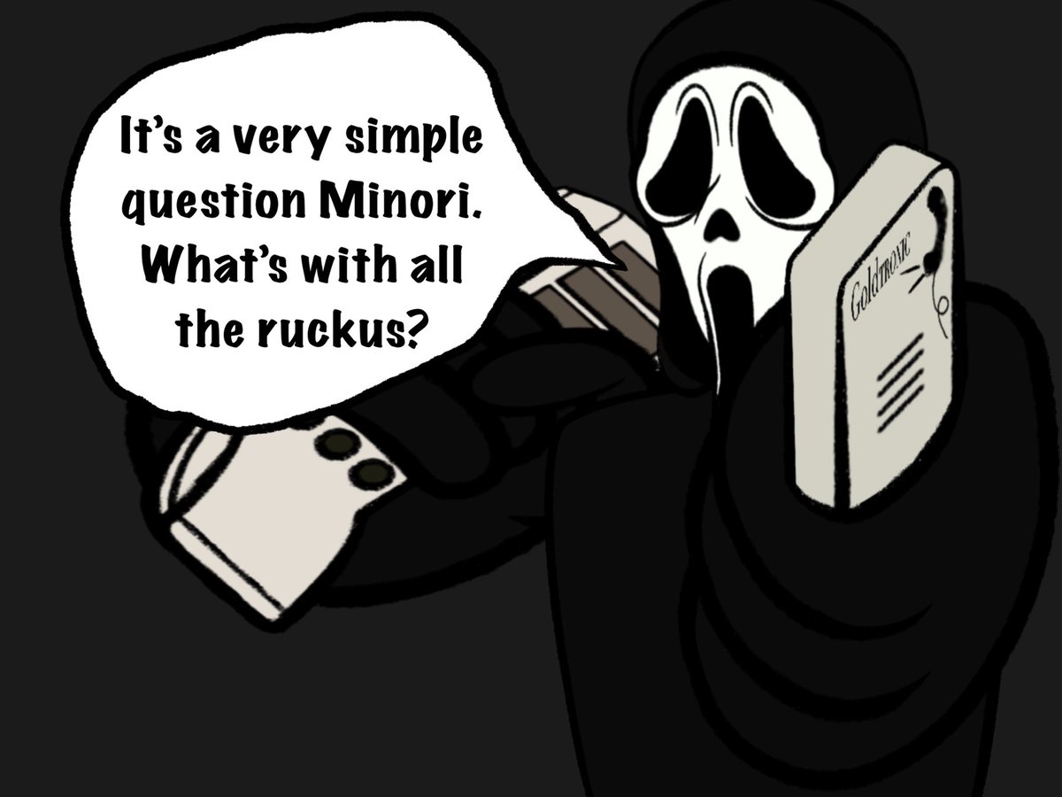 UnknownCall4's tweet photo. “It’s a very simple question Minori. What’s with all the ruckus?” https://t.co/tHuWJjSknx