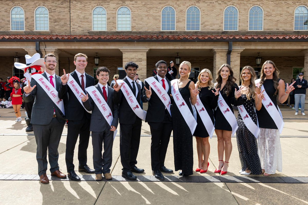 TexasTech's tweet photo. Drumroll, please… 🥁 Your 2026 Homecoming Court! 👑 https://t.co/UVe4JqgXlV