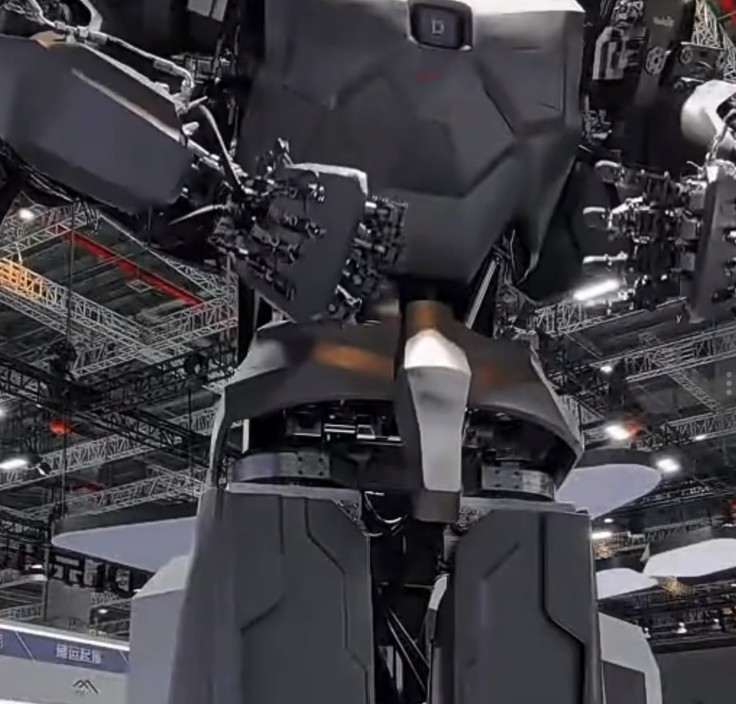 mikekalilmfg's tweet photo. Neo1, China's new giant industrial humanoid robot, is hung like a champ. 

The robot, developed by the Beijing startup Neodra Dynamics, stands 4 meters (13 feet) and weighs 1,200 kg (2,654 lbs). 

It runs on a mix of electric motors and digital hydraulics, which use pressurized fluid to deliver powerful, precise movements. It's the same kind of technology that gives excavators and other heavy machinery their enormous strength.   

Neo1 has 41 independently controlled movements, including 15 in each hand. Miniature hydraulic actuators power 39 of them acting like artificial muscles. Each actuator weighs just 1 kg (2.2 lbs), but Neodra claims they can generate enough force to push loads weighing over a metric ton.   

Neodra Dynamics, launched in 2024 by three Tsinghua University researchers, says it's working with JD Industrial, the multibillion-dollar Chinese industrial supply chain company, to test the Neo1 in heavy-duty factory jobs.