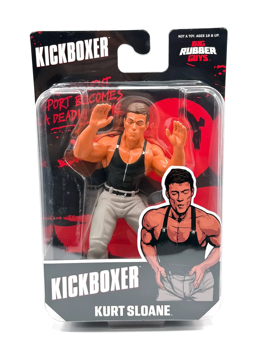 CollectMajor's tweet photo. Big Rubber Guys are a perfect fit for 80’s action stars!

Get JCVD as Kurt Sloane from Kickboxer at https://t.co/sBeCovjYm5 while supplies last!

#CollectMajor
#ScratchThatFigureItch https://t.co/sD2Z7Br3ba