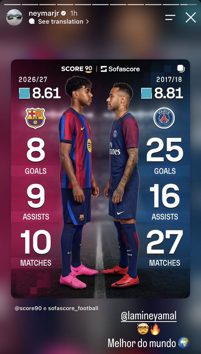 MesBlaugrana's tweet photo. 📲🚨 Neymar Via IG : https://t.co/n93vwgHUk0